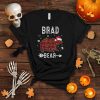 Brad Bear Christmas Pajama Red Plaid Buffalo Family T Shirt