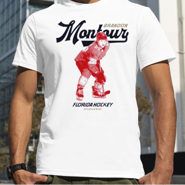 Brandon Montour Florida Hockey Defenseman signature shirt