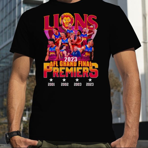 Brisbane Lions AFL Grand Final Premiers 2023 shirt