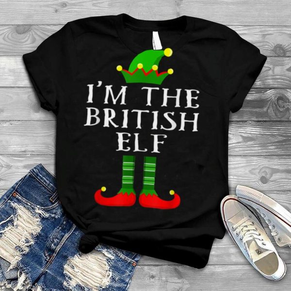 British Elf T Shirt Matching Family Christmas Tee Tee T Shirt