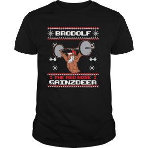 Brodolf The Red Nose Gainzdeer Ugly Christmas shirt