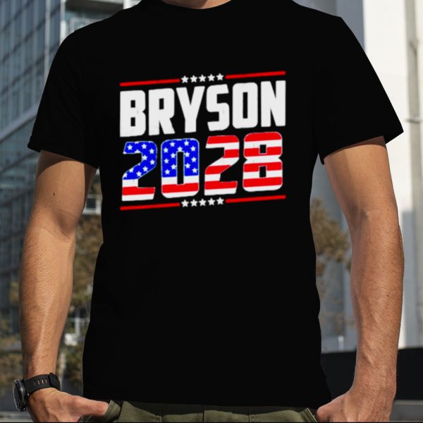 Bryson 2028 USA flag shirt