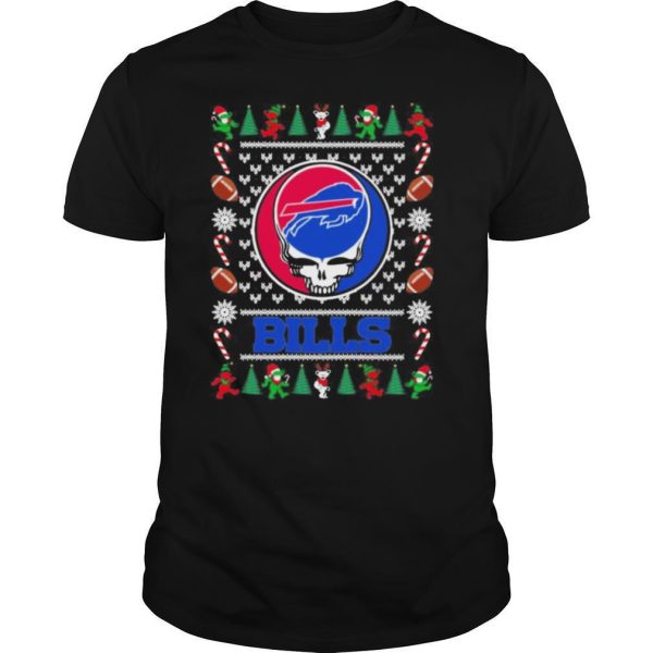 Buffalo Bills Grateful Dead Ugly Christmas shirt