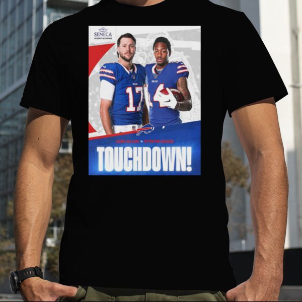 Buffalo Bills vs New York Jets Touch Down Josh Allen And Stefon Diggs NFL 2023 T Shirt