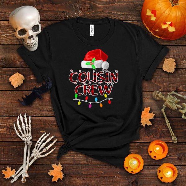 Buffalo Cousin Crew Red Santa Family Christmas Pajamas Light T Shirt