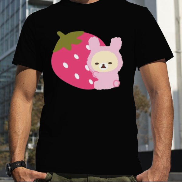 Bunny Korilakkuma Loves Strawberries shirt