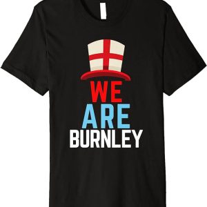 Burnley Retro T-Shirt Flag Sports Premium T-Shirt NFL