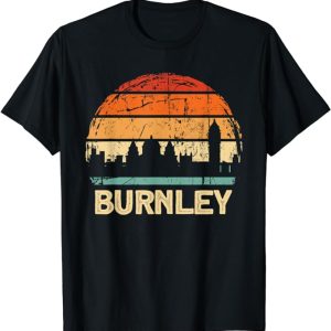Burnley Retro T-Shirt The City Skyline T-Shirt