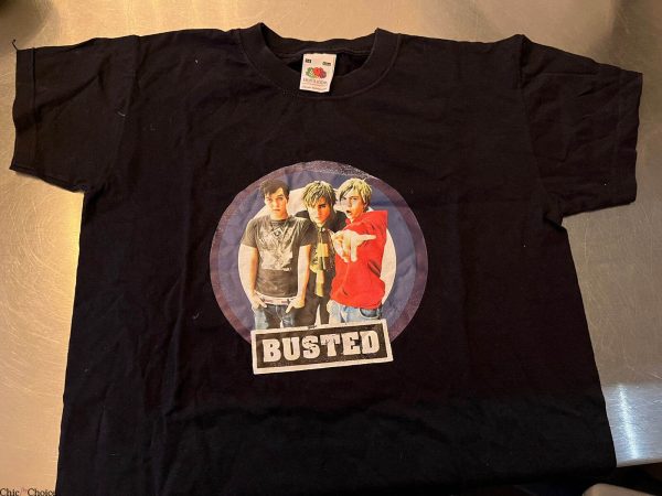 Busted Tour T-Shirt Busted 2004 Childs Tour T-Shirt Music