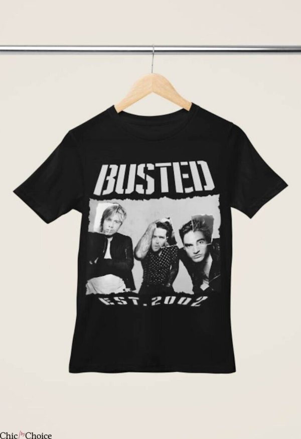 Busted Tour T-Shirt Busted Band 2023 Tour Tee Shirt Music