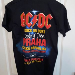 Busted Tour T-Shirt Dobry Den Praha Tee Shirt Music