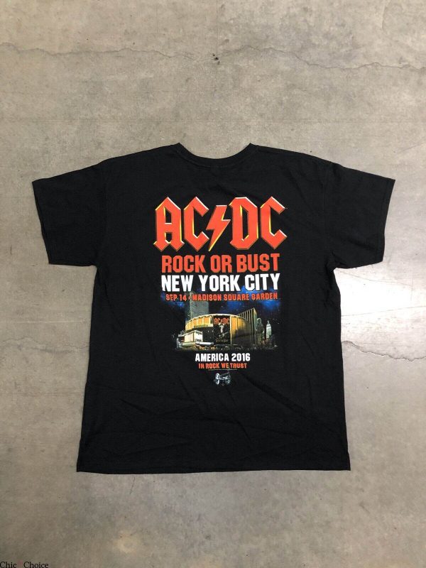 Busted Tour T-Shirt New York City USA Tour Merch T-Shirt