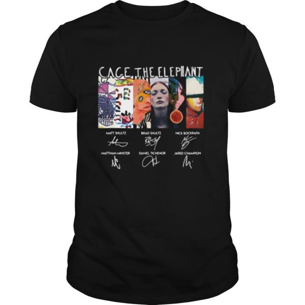 Cage The Elephant Signatures shirt