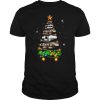 Camping Car Christmas tree shirt