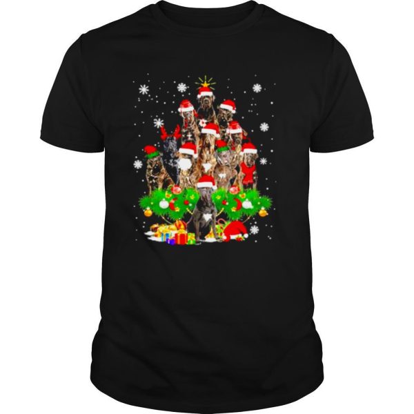 Cane Corso Christmas tree Lights Xmas shirt