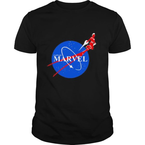 Captain marvel nasa logo shirt