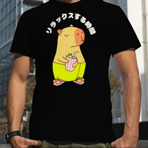 Capybara Relax time shirt