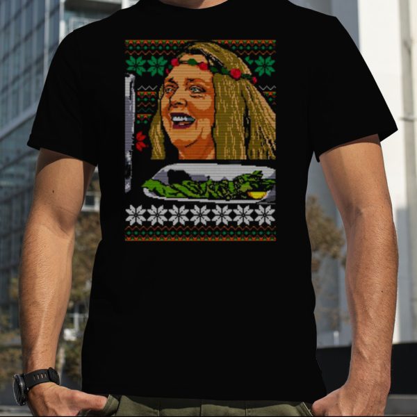 Carole Basking Meme Ugly Christmas Woman Yelling At A Cat Meme shirt