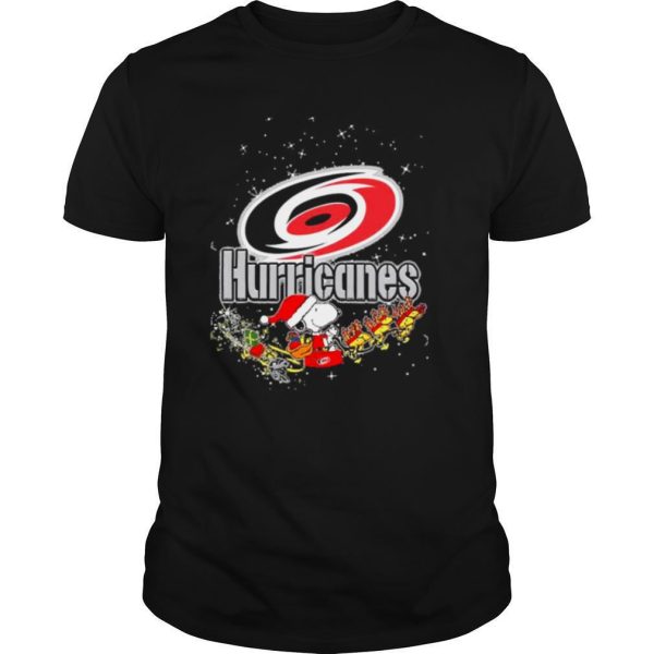 Carolina Hurricanes Snoopy Christmas shirt