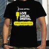 Carolyn Dur Wearing Sag Aftra Live Local Digital Radio Broadcaster Shirt
