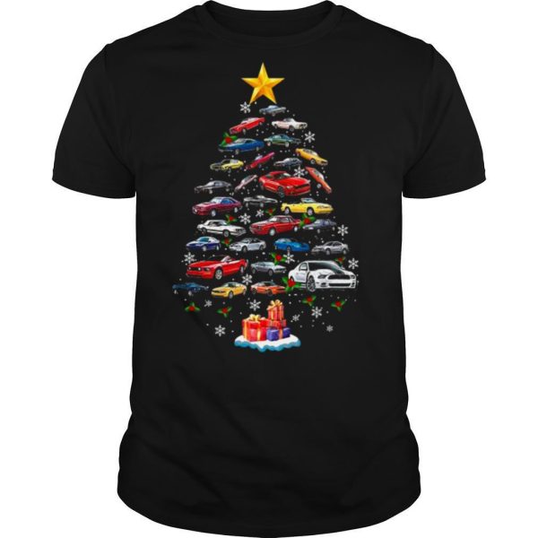 Cars Merry Christmas Tree Gift tshirt