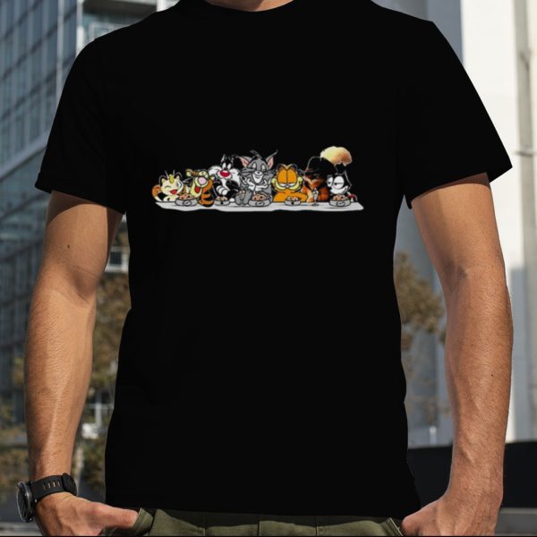 Cartoon Cats Friends Tv Show T Shirt