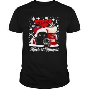 Cat Believe In The Magic Of Christmas shirt