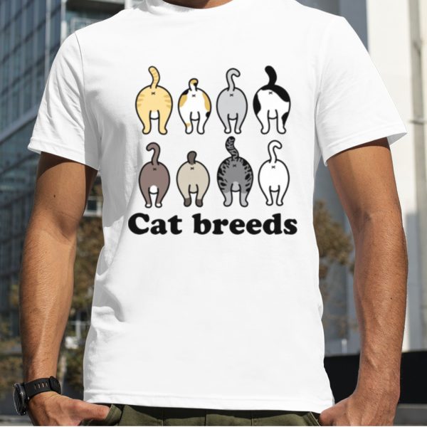 Cat Breeds Design shirt