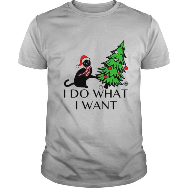 Cat I Do What I Want Christmas shirt