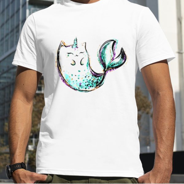 Cat Mermaid Unicorn shirt