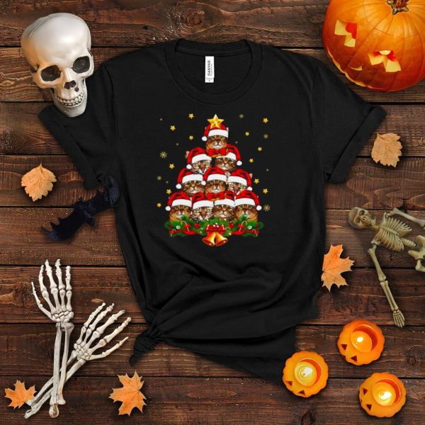 Cat Ring The Christmas Bell For Cat Lover T shirt