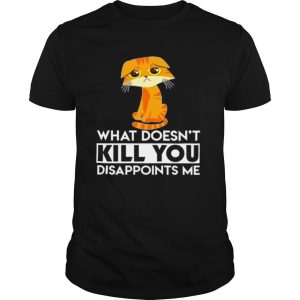 Cat What Doesn’t Kill You Disappoints Me shirt