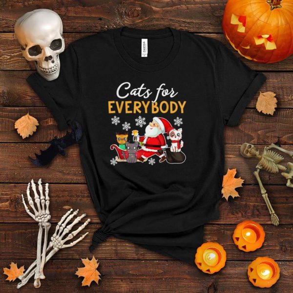 Cats For Everybody Christmas T Shirt