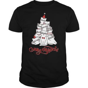 Cats Merry Christmas Tree shirt