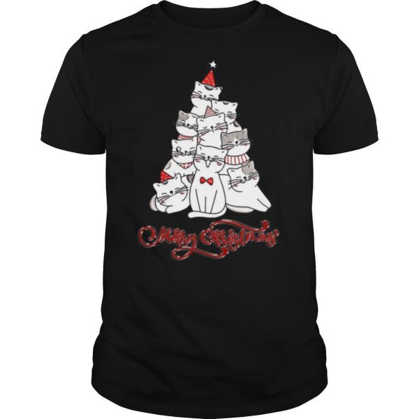 Cats Merry Christmas Tree shirt