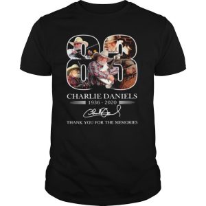 Charlie Daniels 83 1936 2020 Signature Thank You For The Memories shirt
