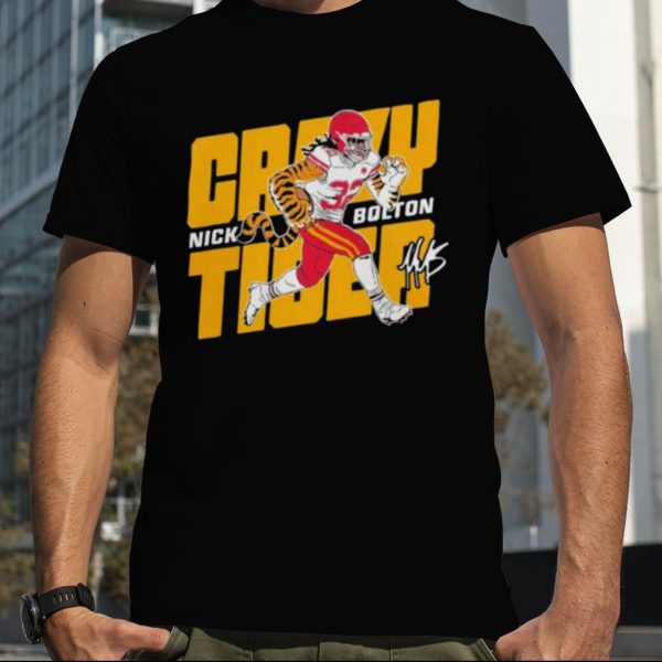 Charlie Hustle Nick Bolton Crazy Tiger Shirt