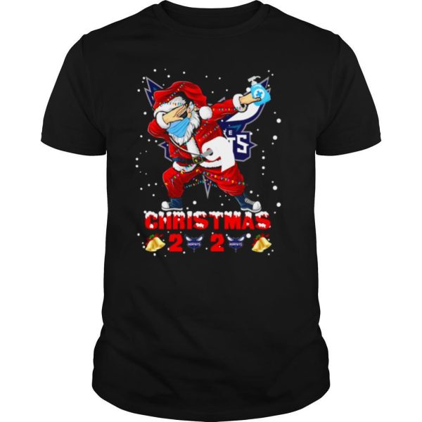 Charlotte Hornets Funny Santa Claus Dabbing Christmas 2020 shirt