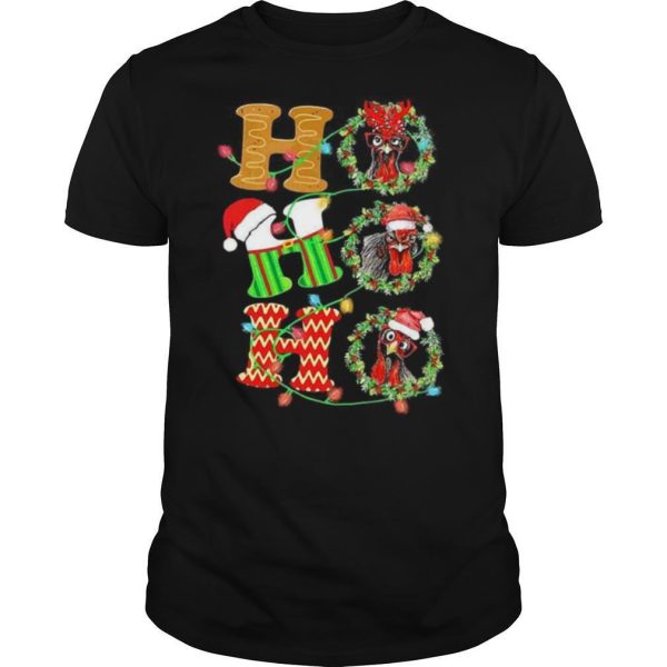 Chicken Hohoho Christmas shirt