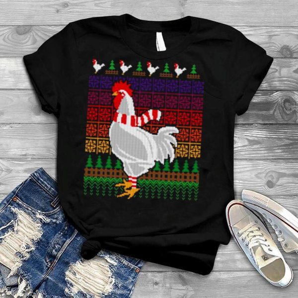 Chicken Lover Ugly Christmas X Mas Shirt