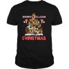 Chicken merry cluckin christmas tree shirt