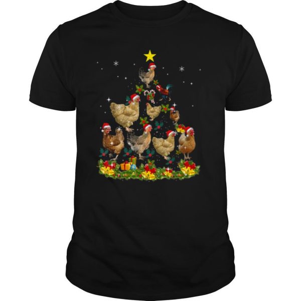 Chickens Tree Christmas shirt