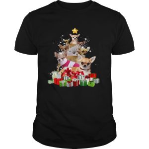 Chihuahua Christmas Tree shirt