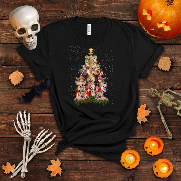 Chihuahua Dog Christmas Ornament Tree Merry Christmas Dog T Shirt