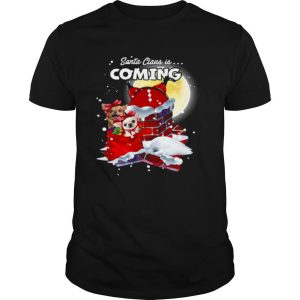 Chihuahua Santa Is Coming Gift For You Crewneck Ugly Christmas shirt
