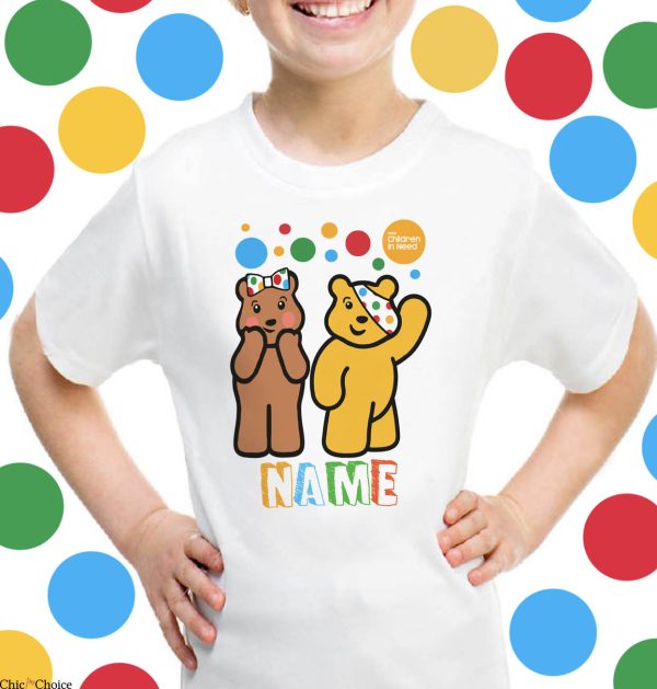 Children In Need T-Shirt Blush Bear Tee Shirt Trending