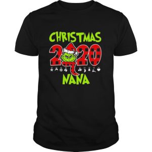Christmas 2020 Nana Grinch Hat Santa Claus Merry Xmas shirt
