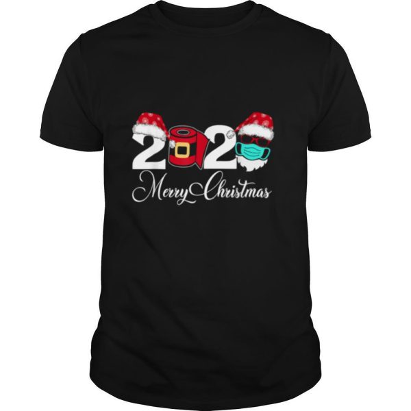 Christmas 2020 Quarantine Christmas Santa Face Mask shirt