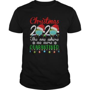 Christmas 2020 Quarantine Christmas Santa Face Wear Mask shirt