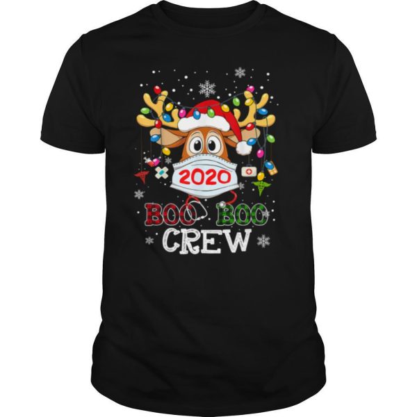 Christmas Boo Boo Crew Reindeer Nurse shirt